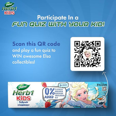 Dabur Herb'l Kids Elsa Frozen Toothpaste